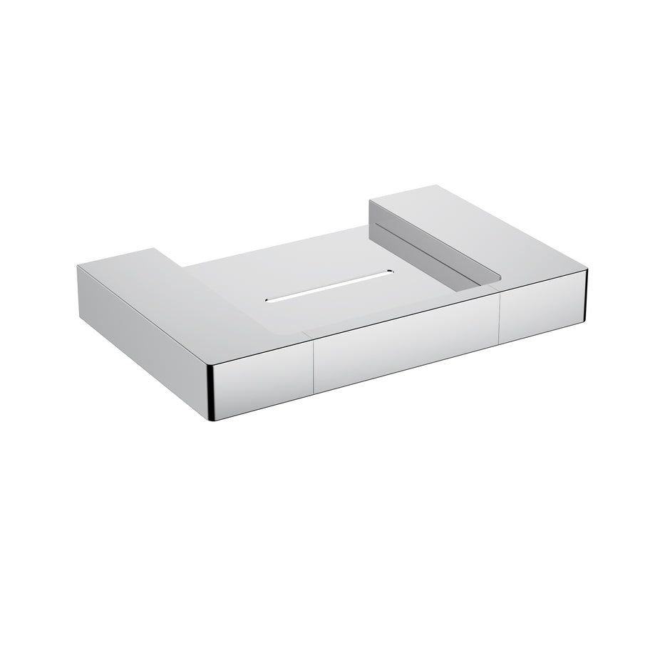 Ikon Ceram Soap Dish Metal in Chrome
