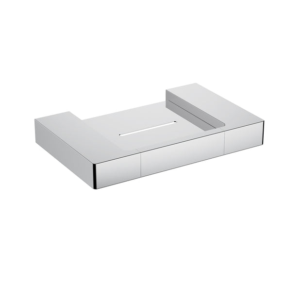 Ikon Ceram Soap Dish Metal in Chrome