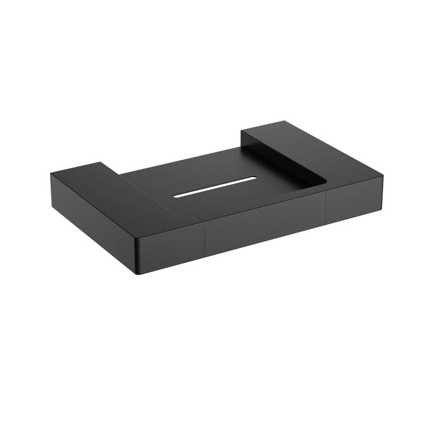 Ikon Ceram Soap Dish Metal in Matte Black