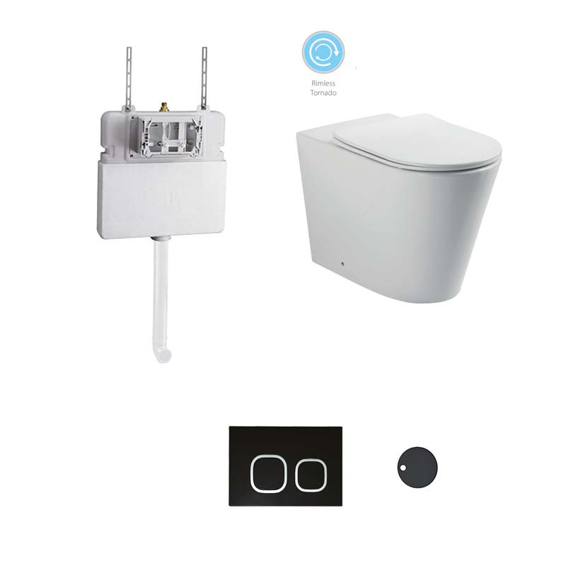 Zenmo Bella Toilet Suite in Matte Black
