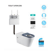 Zenmo Supercare Toilet Pan with In-Wall Button