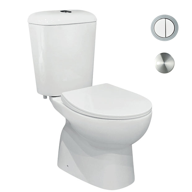 Zenmo Mobi-III Toilet Suite in Chrome