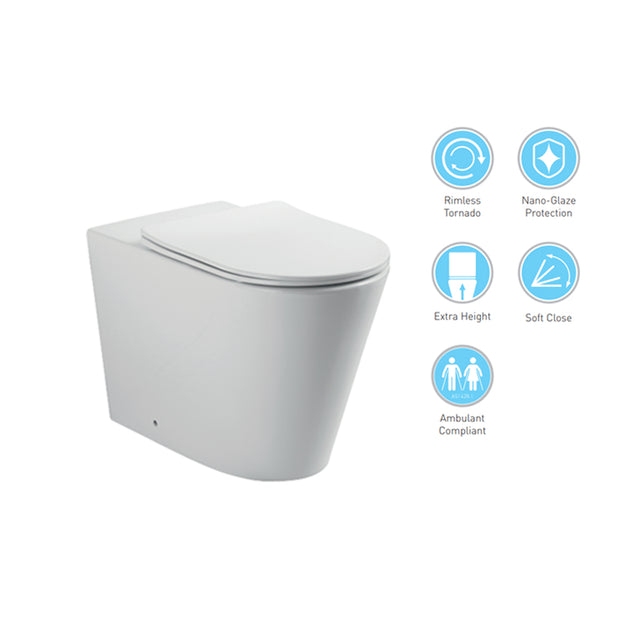 Zenmo Bella Toilet Pan in Gloss White