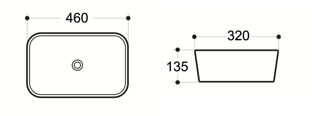 Zenmo Lucerne Above Counter Basin