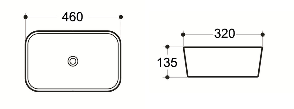 Zenmo Lucerne Above Counter Basin