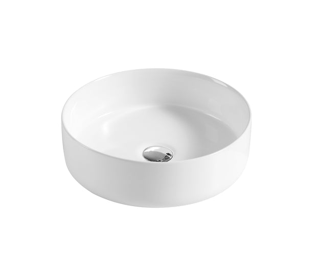 Zenmo Jamie Above Counter Basin in Gloss White