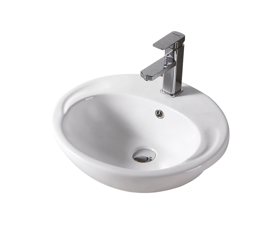Zenmo Como Semi Recessed Basin