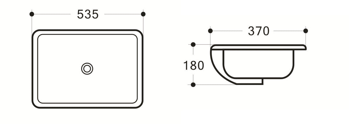 Zenmo Qubi Undermount Basin