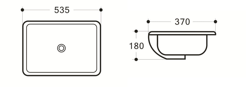 Zenmo Qubi Undermount Basin