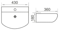 Zenmo Minty-II Wall Basin