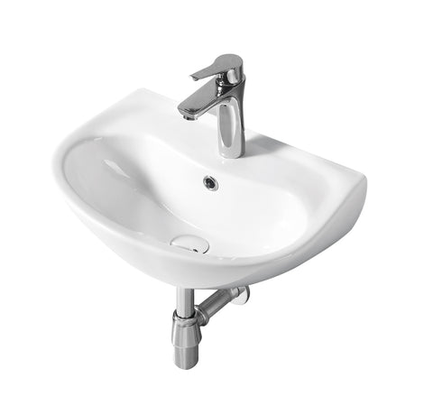 Zenmo Mobi Wall Basin in Gloss White wall hung vanity