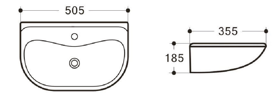 Zenmo Mobi Wall Basin