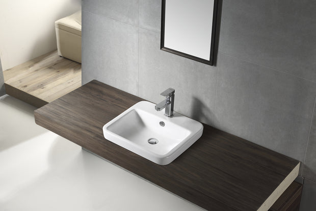 Zenmo Coco Semi Recessed Basin lifestyle