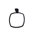 Zenmo Exon Towel Ring in Matte Black