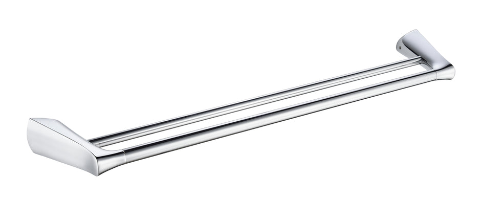 Zenmo Exon 75cm Double Towel Rail in Chrome