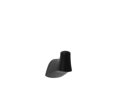Zenmo Exon Single Hook in Matte Black