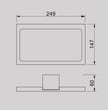 Zenmo Acqua Towel Ring line drawing