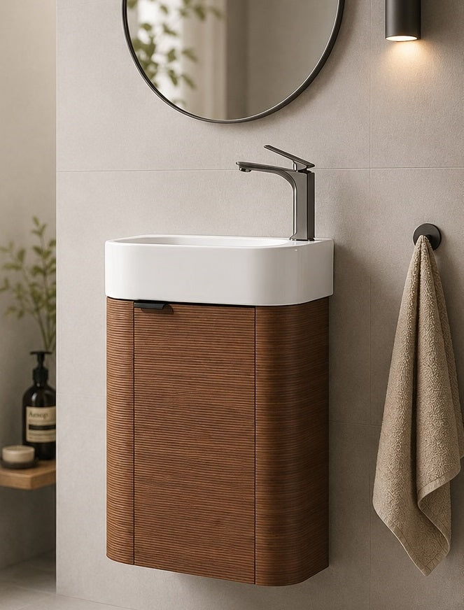 Zenmo Mino Wall Hung Vanity 400mm lifestyle