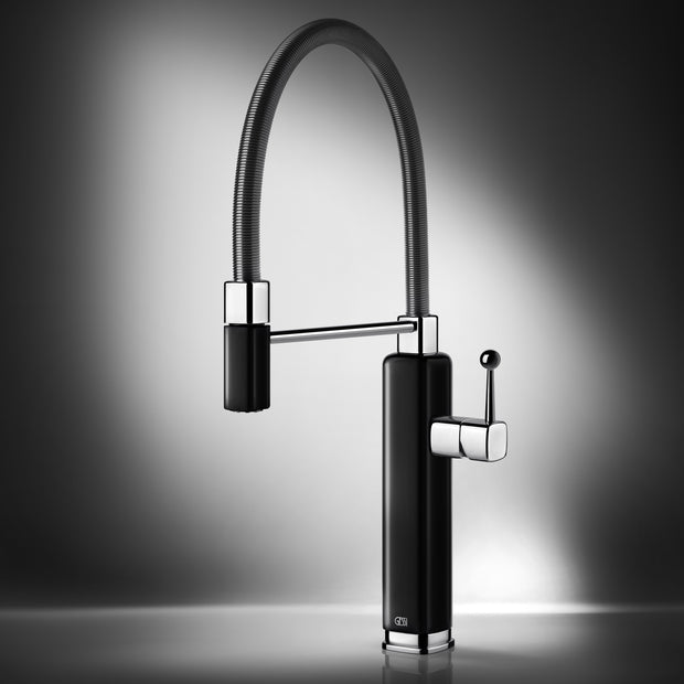 Gessi Happy Goose Neck Semi Professional Mixer in a styled room