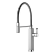 Gessi Happy Goose Neck Semi Professional Mixer in Matte White