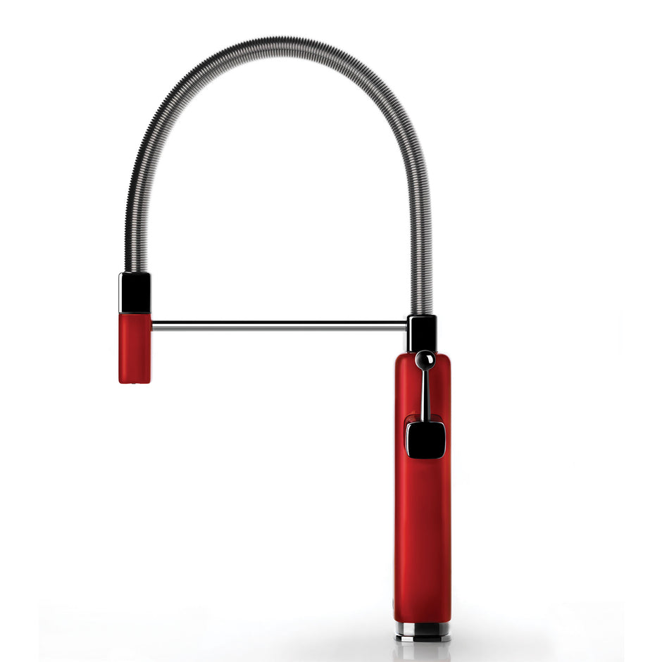 Gessi Happy Goose Neck Semi Professional Mixer in a styled room
