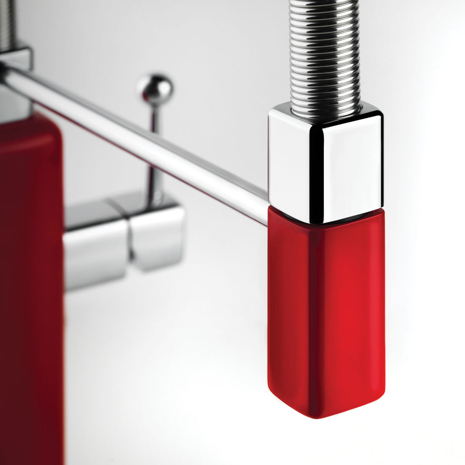 Gessi Happy Goose Neck Semi Professional Mixer in a styled room