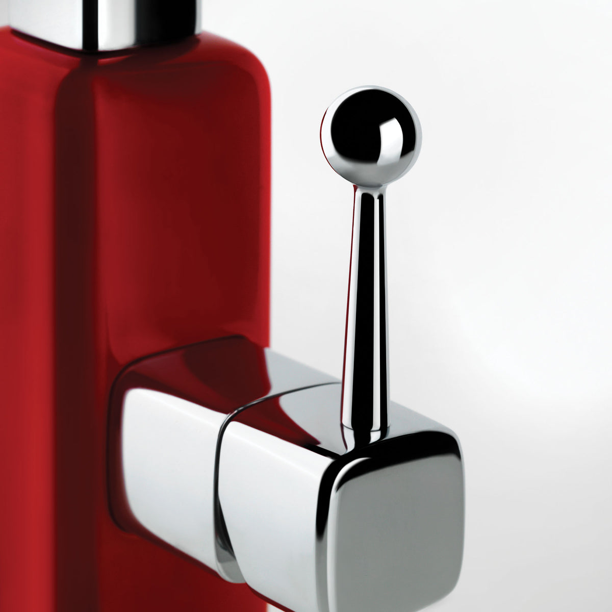 Gessi Happy Goose Neck Semi Professional Mixer in a styled room