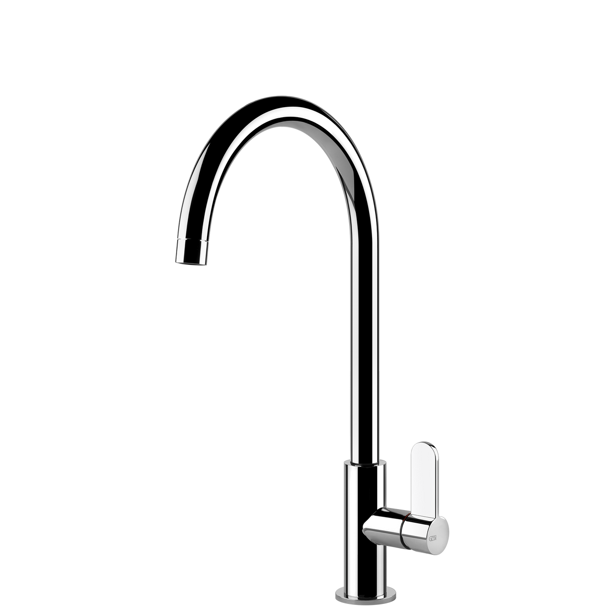 Gessi Helium Goose Neck Swivel Mixer in Chrome