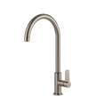 Gessi Helium Goose Neck Swivel Mixer in Brushed Nickel