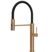 Gessi 316 Smooth Goose Neck Semi Professional Spray Mixer in Warm Bronze
