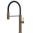 Gessi 316 Smooth Goose Neck Semi Professional Spray Mixer in Coffee Bronze