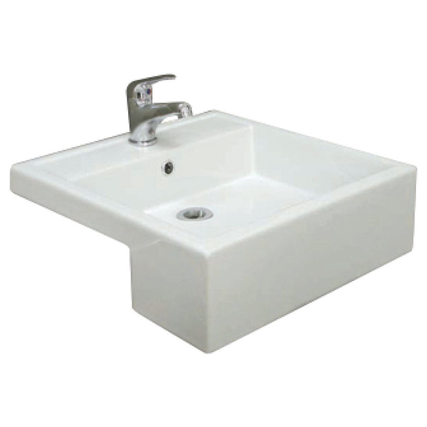 Fienza RAK Nova Semi-Recessed Basin, Gloss White