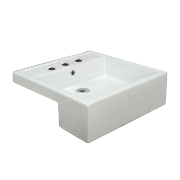 Fienza RAK Nova Semi-Recessed Basin, Gloss White