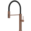 Gessi 316 Meccanica Goose Neck Semi Professional Spray Mixer in Brushed Copper