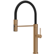 Gessi 316 Meccanica Goose Neck Semi Professional Spray Mixer in Warm Bronze