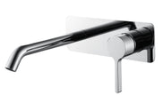 Zenmo Kenzo Wall Basin and Bath Set in Chrome