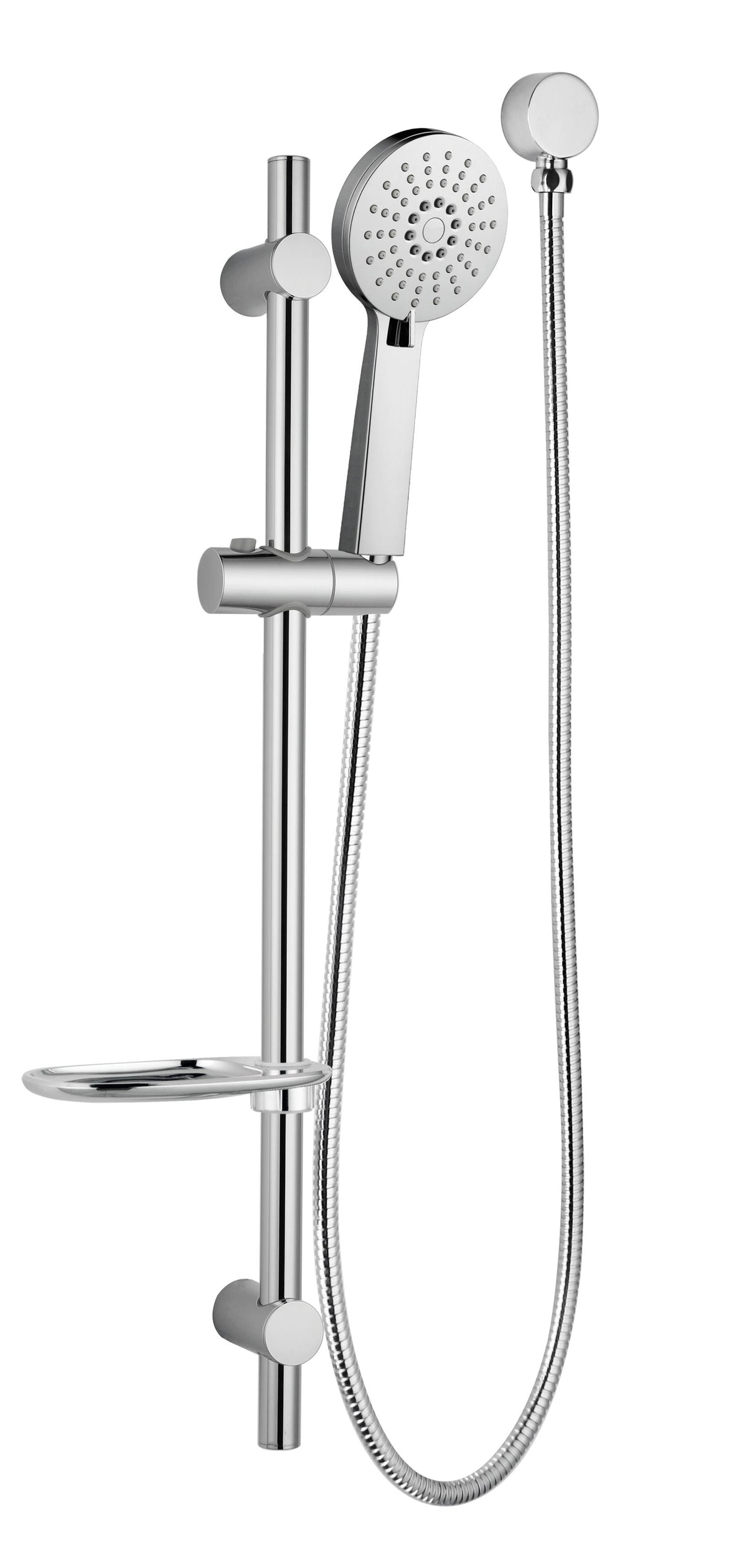 Zenmo Rainjet Shower Head on Rail in Chrome