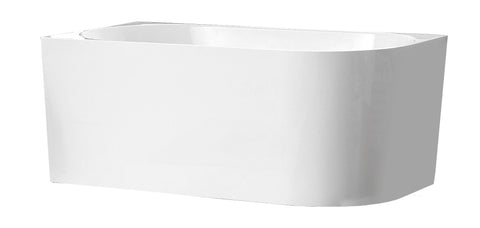 Zenmo Bondi Left Hand Freestanding Bath in Gloss White