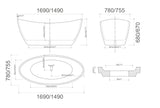 Zenmo Bravo Freestanding Bath