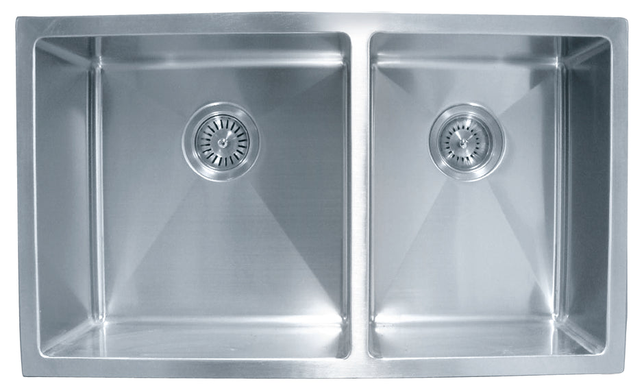 Zenmo Impact Double Bowl Undermount Sink 785mm