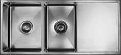 Zenmo Impact Double Bowl Sink with Drainer 980mm