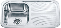 Zenmo Dante Single Bowl Sink with Tap Hole and Drainer