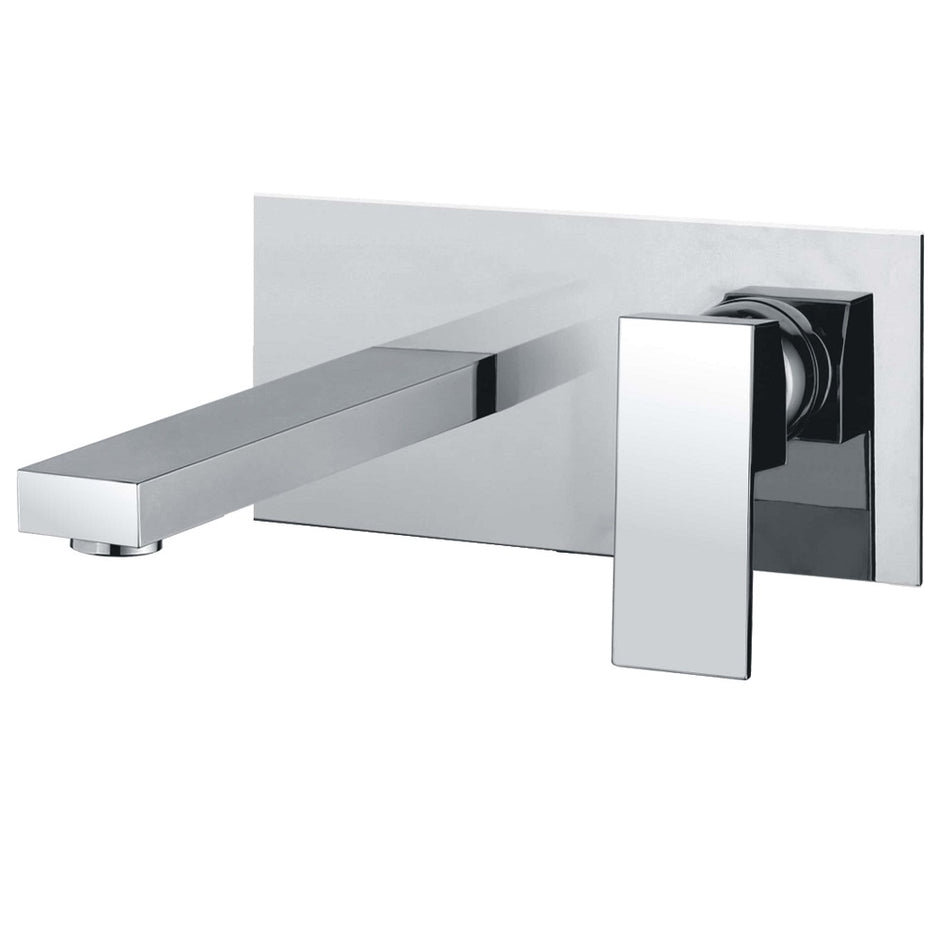 Zenmo Acqua Wall Bath and Basin Mixer in Chrome