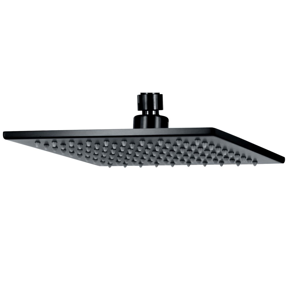 Zenmo Doccia Square Thin Shower Head in Matte Black