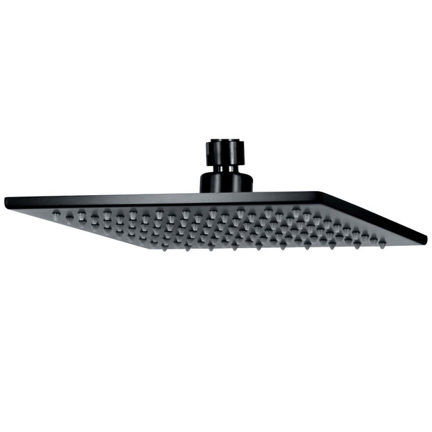 Zenmo Doccia Square Thin Shower Head in Matte Black