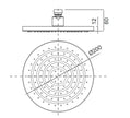 Zenmo Doccia 200mm Round Shower Head