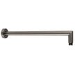 Zenmo Doccia Round L Shaped Shower Arm in Gun Metal