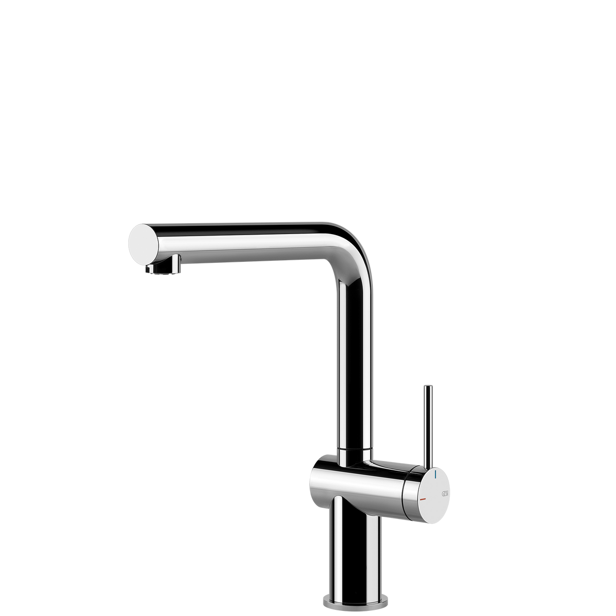 Gessi Inedito Right Angle Swivel Mixer in Chrome