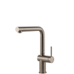 Gessi Inedito Right Angle Swivel Mixer in Brushed Nickel
