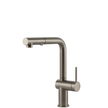 Gessi Inedito Right Angle Pull Out Spray Mixer in Brushed Nickel